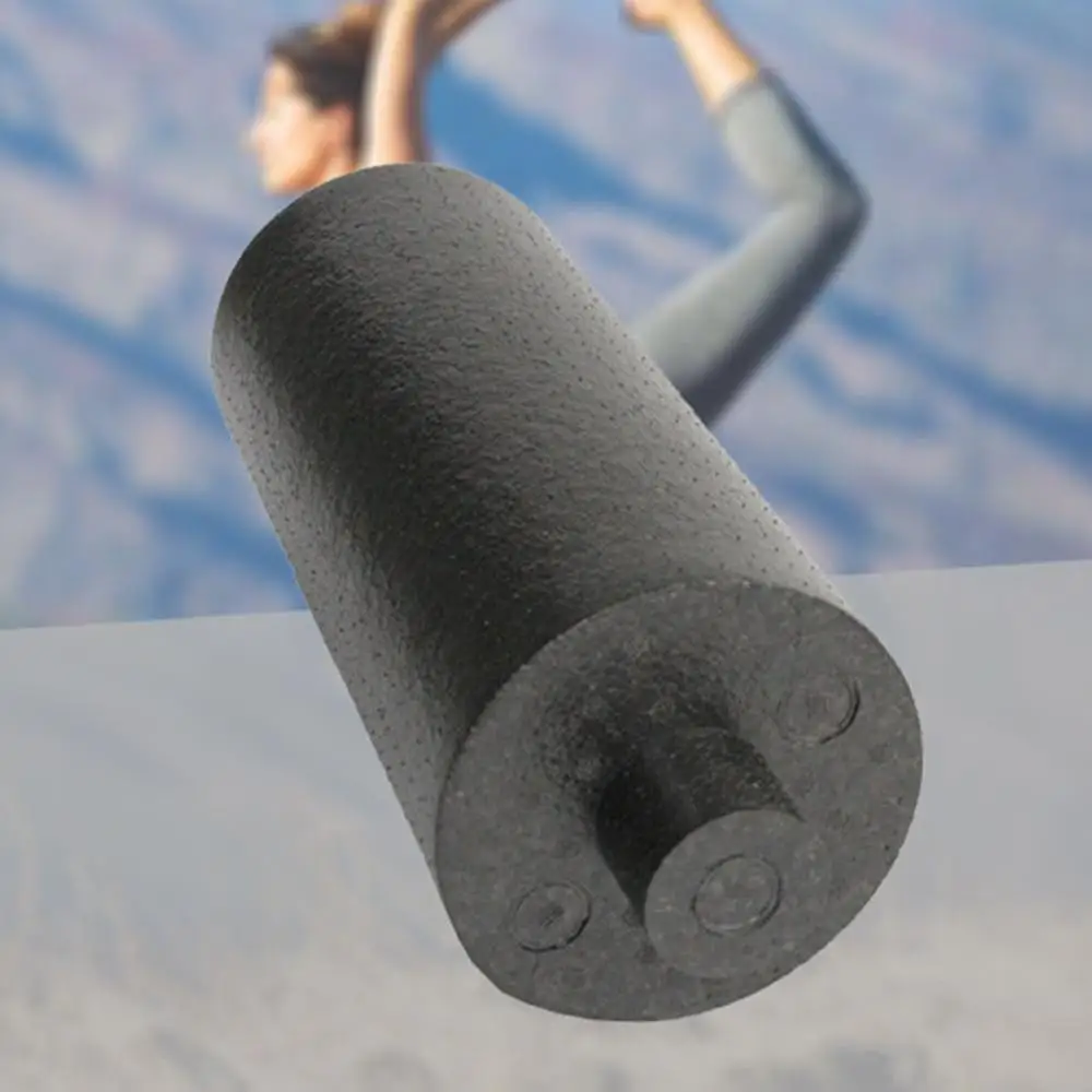 Health Fitness Massage Ball Medicine Yoga Release Fascia Body Pilates Gym Sport Ball Massager Roller Black