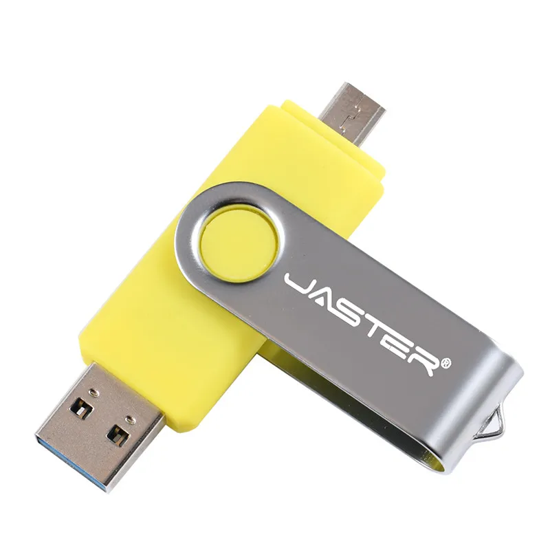 B JASTER 2 в 1USB 2,0 4 ГБ 8 ГБ 16 ГБ 32 ГБ 64 ГБ флеш-накопитель/диск с индивидуальным принтом логотипа для рекламных подарков компании - Цвет: B