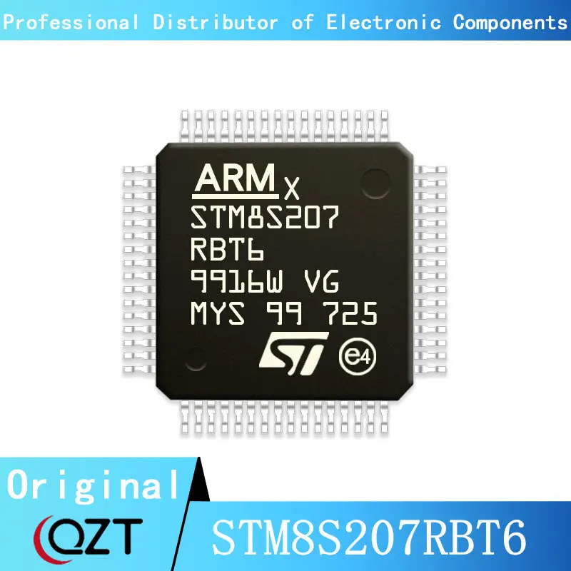 10pcs/lot STM8S207 STM8S207RB STM8S207RBT6 LQFP-64 Microcontroller chip New spot