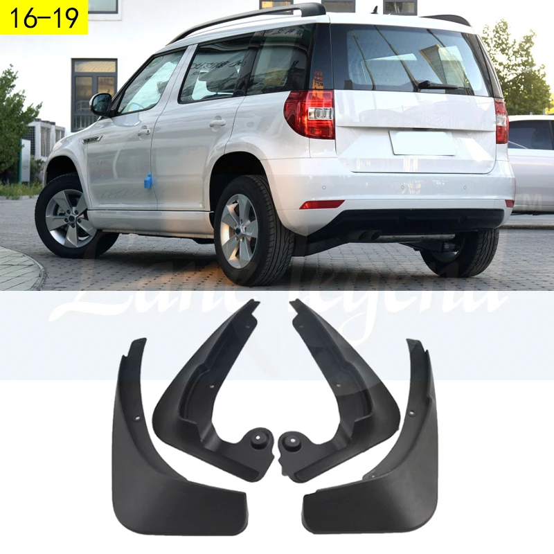 Набор литых автомобильных брызговиков для Skoda Yeti Outdoor 2009 2019 брызговики