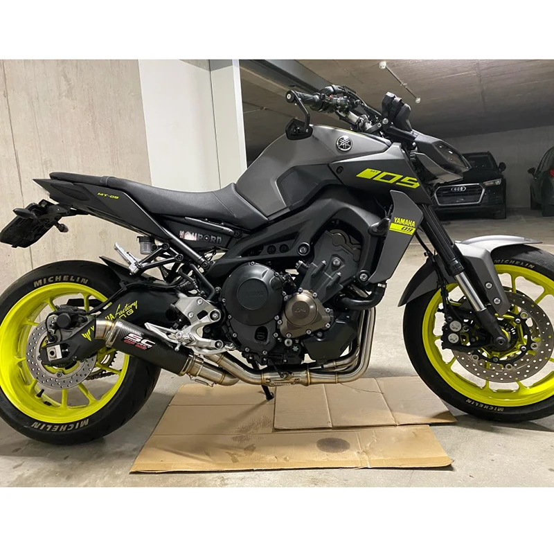 MT 09 XSR900 FZ трубы из нержавеющей стали 304 51 мм для Yamaha FZ09 MT09 2014 2018 2017|Выхлопные и