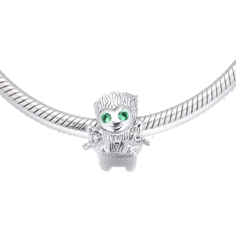 DIY Fits for Pandora Charms Bracelets Sweet Tree Monster Beads 100% 925 Sterling-Silver-Jewelry Free Shipping | Украшения и