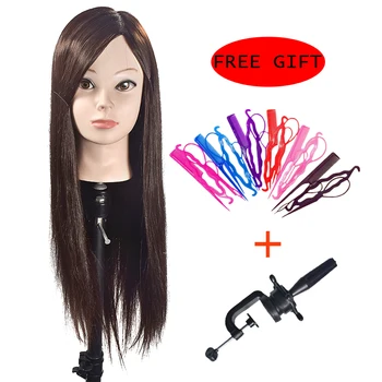 

Hot Sale 26" Mannequin Head Training Hairdressing Practce Dummy Dolls Barber Hairstyles Training Manikin Heads
