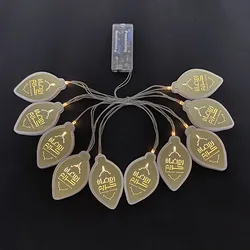 Guirlande lumineuse Led en forme de feuille pour Ramadan Eid, décoration de maison, motif musulman, nouvelle collection 