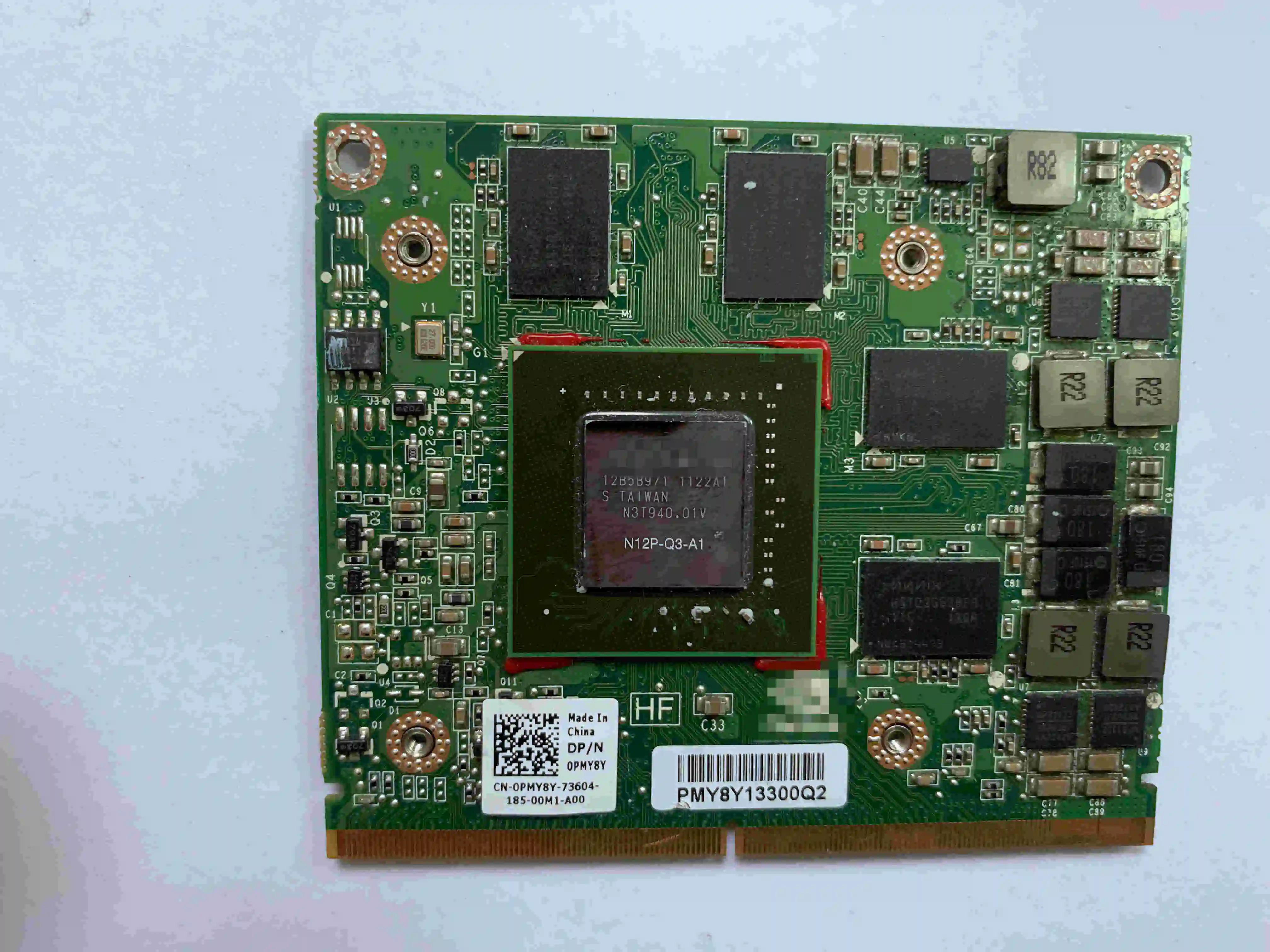 Usato Per Dell Precisione M4600 M6600 Nvidia Quadro 2000M 2Gb Ddr3 N12P-Q3-A1 Scheda Grafica Vga Video Pmy8Y 0Pmy8Y