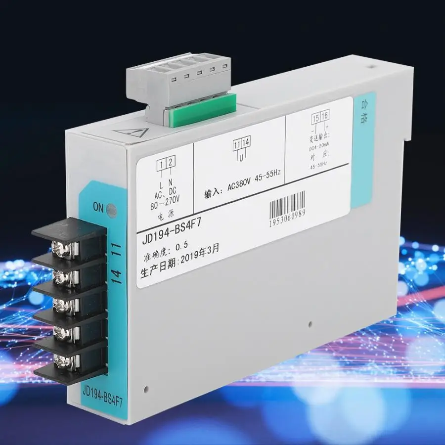 

36mm Frequency Transmitter JD194-BS4F7 0.5 Grade Analog Output Frequency Transmitter 45-55HZ pressure transducer