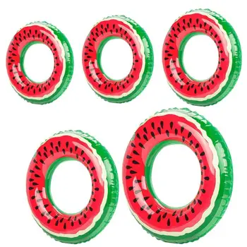 

Outdoor Watermelon Swimming Ring Inflatable Pool Float Circle for Adult Kid