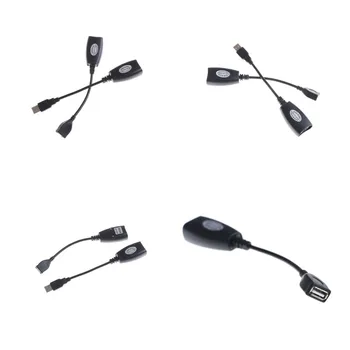 

1 Set USB 2.0 to CAT5E CAT6E RJ45 LAN Modem USB Extension Extender Adaptor Cable Adapter Cable for XBOX Webcam Network Cables