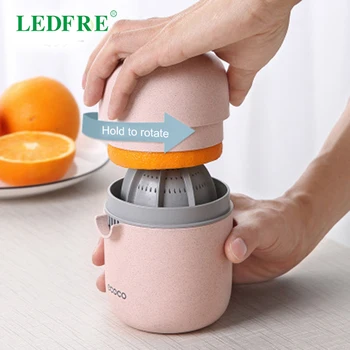 

LEDFRE manual juice squeezer wheat straw portable rotary squeeze fruit juicer homemade juicer