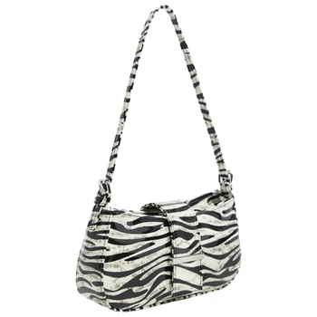 

Zebra Stripes Women's Shoulder Bag Fashion New PU Leather Messenger Bag Luxury Personality Handbag
