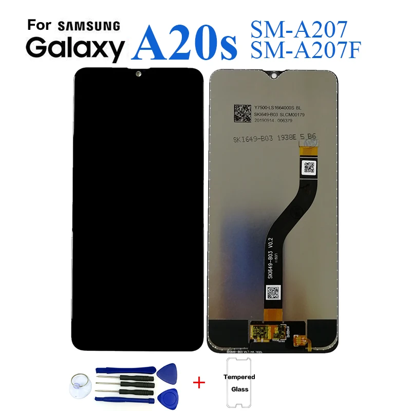 ЖК экран для Samsung A20s A207 сменный A2070 дисплей модуль замены экрана A2070|Экраны