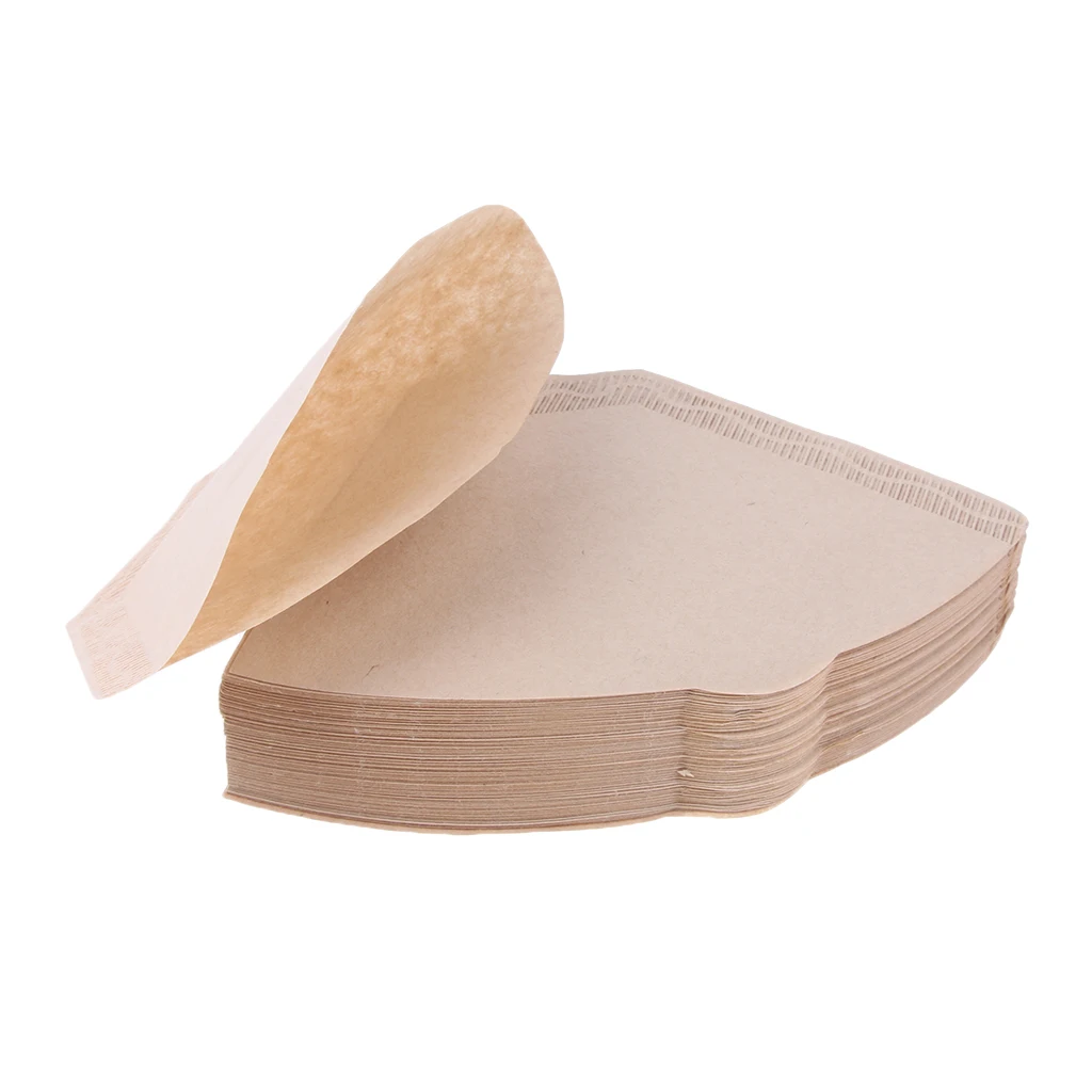 Pack Of 100 Pieces Of # 4 Coffee Filter Paper, Unbleached, Free Of