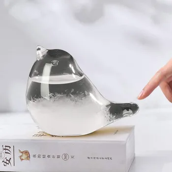 

NEW Family Decorations Glass Weather Forecaster Liquid Barometer Predictor Desktop Weather Glass 30ml Navidad Decoración