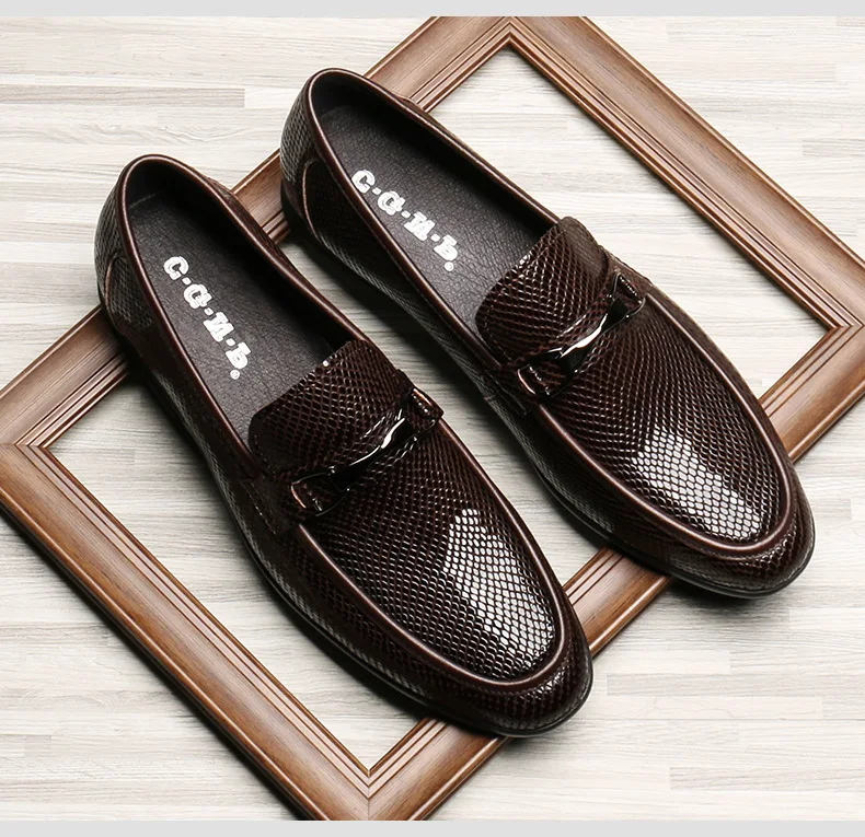 

Men Business Casual Leather Shoes Granule Leather Shoes Comfortable Men's Leather Shoes Oxfords Oxfords Round Toe