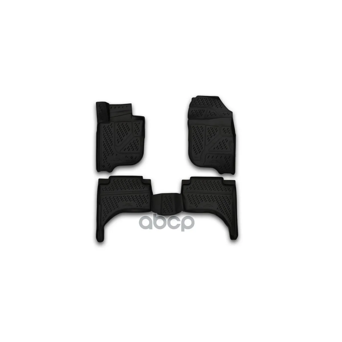 Коврики 3d В Салон Mitsubishi L200,-, 4 Шт.(Полиуретан) ELEMENT арт. CARMIT00001