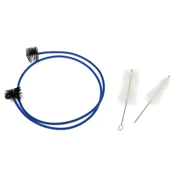 

80cm long Blue trumpet maintenance cleaning flute cleaning kit brush Musical instrument Cleaning Care Kit 3 Brushes in 1 Package