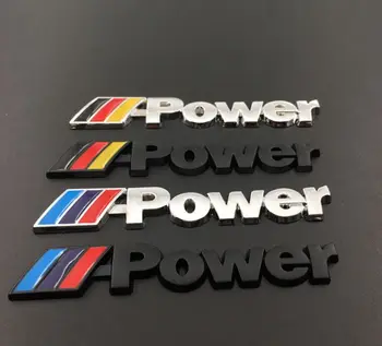 

10pcs M-Power Performance Car Sticker Decal Emblem Badge For BMW M 1 3 4 5 6 7 E Z X M3 M5 M6 Mline Car Styling Accessories