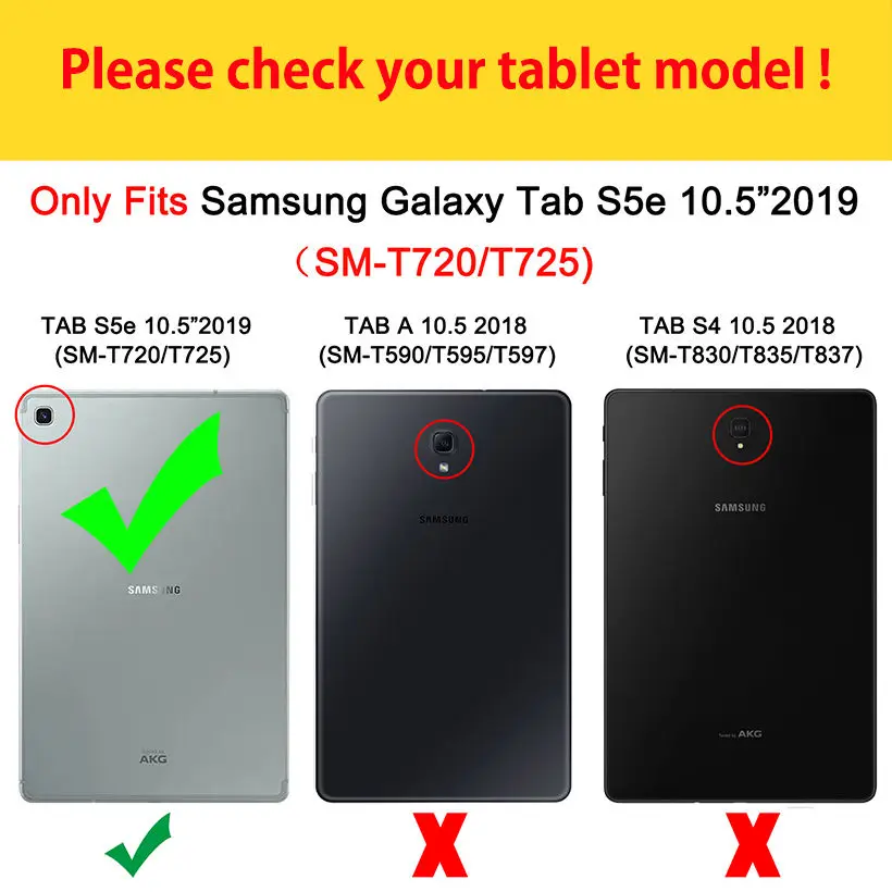 Чехол для samsung galaxy tab S5e 10,5 SM-T720 SM-T725 чехол для планшета Модный чехол с подставкой+ пленка+ ручка