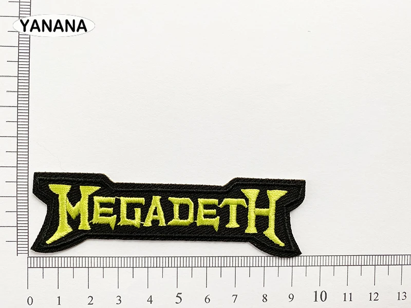 A Rock band Heavy Metal Band banner Patch Badges Embroidered Applique Sewing Iron On Badge Clothes Garment Apparel Accessories