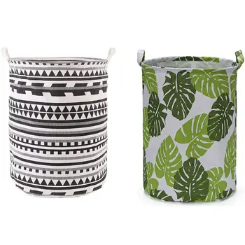 

Laundry Basket Hamper Storage Bin Organization Collapsible & Laundry Basket Bag Foldable Drawstring Waterproof Cotton