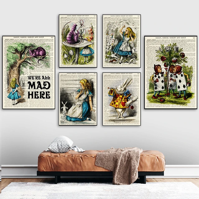 Alice In Wonderland Themed Room For Teens