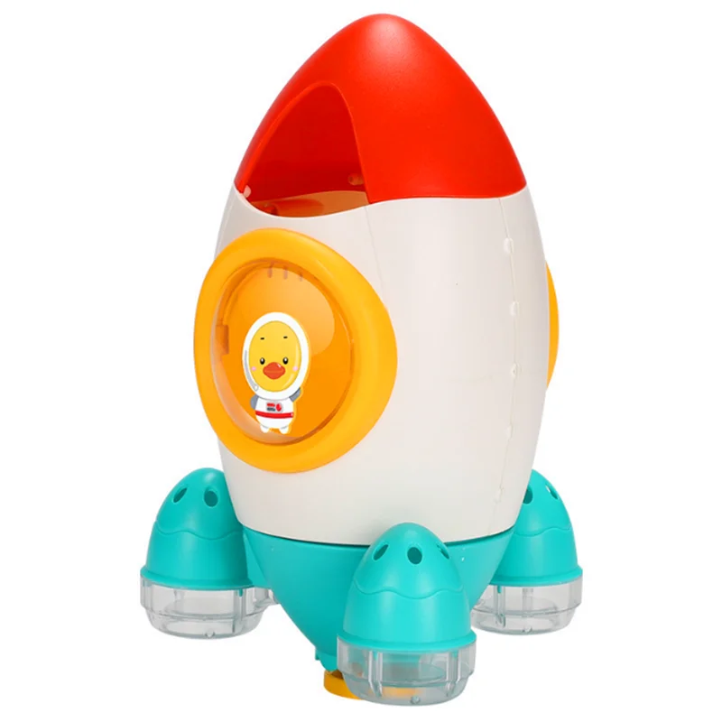 Игрушки для ванной играть летом в ванной воде играя игрушка ракета фонтан Распыление воды поворотное распыление пляжная игрушка подарок на год