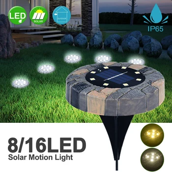 

Solar Power Stone Buried Light Under Ground Lamp Outdoor Path Path Garden Decking White Warm White Light Lawn Lamp