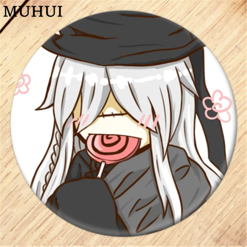 Anime Black Butler Brooch Pin Cosplay Badge Accessories For Clothes Backpack Decoration Children's gift B003