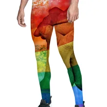 Мужские штаны с флагом ручной рукопожатия, модные, вечерние, мягкие, с высокой талией, тянущиеся, из искусственной кожи, спортивная одежда