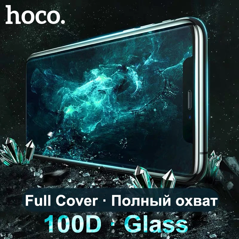 Hoco 10d Full Cover Protective Tempered Glass For Iphone 11 Pro X Xr Xs Max Screen Protector For Iphone7 8 Plus Curved Edge Film Phone Screen Protectors Aliexpress