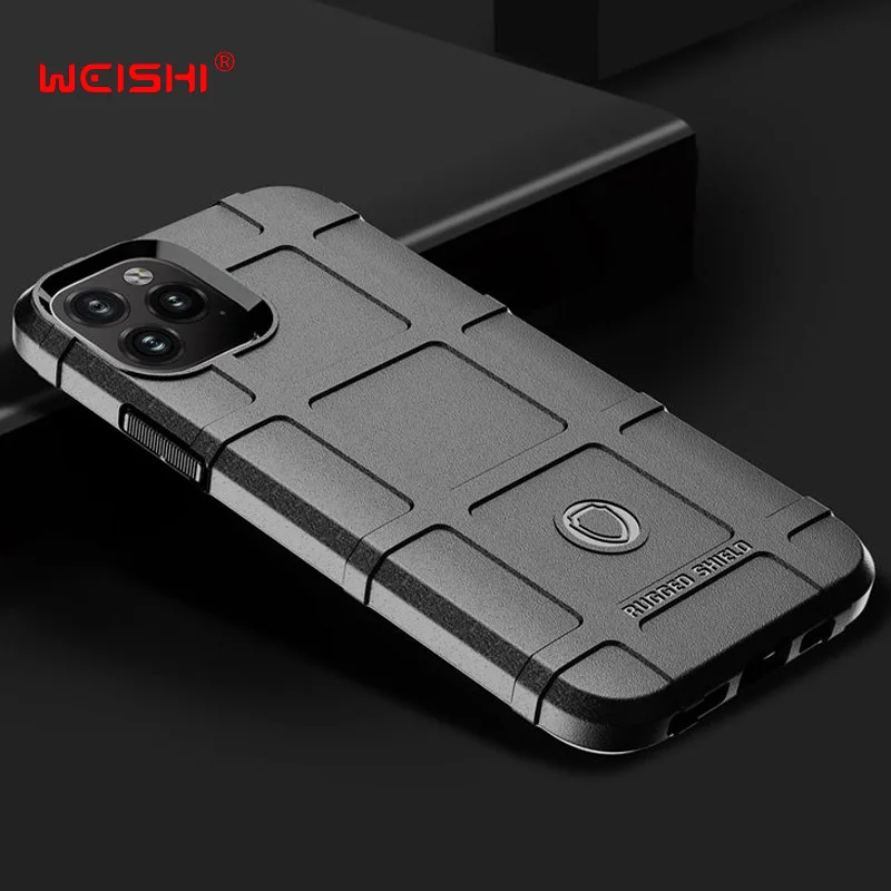 

For iPhone 11 Pro Max Case Soft Silicone rugged shield shockproof Armor Protect Back Cover Case For iPhone11 Pro