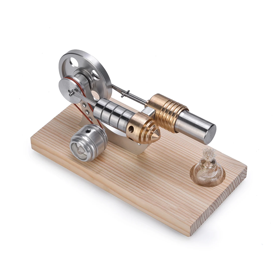 Metal Cylinder Bootable Stirling Engine Model Micro External Combustion Engine Model