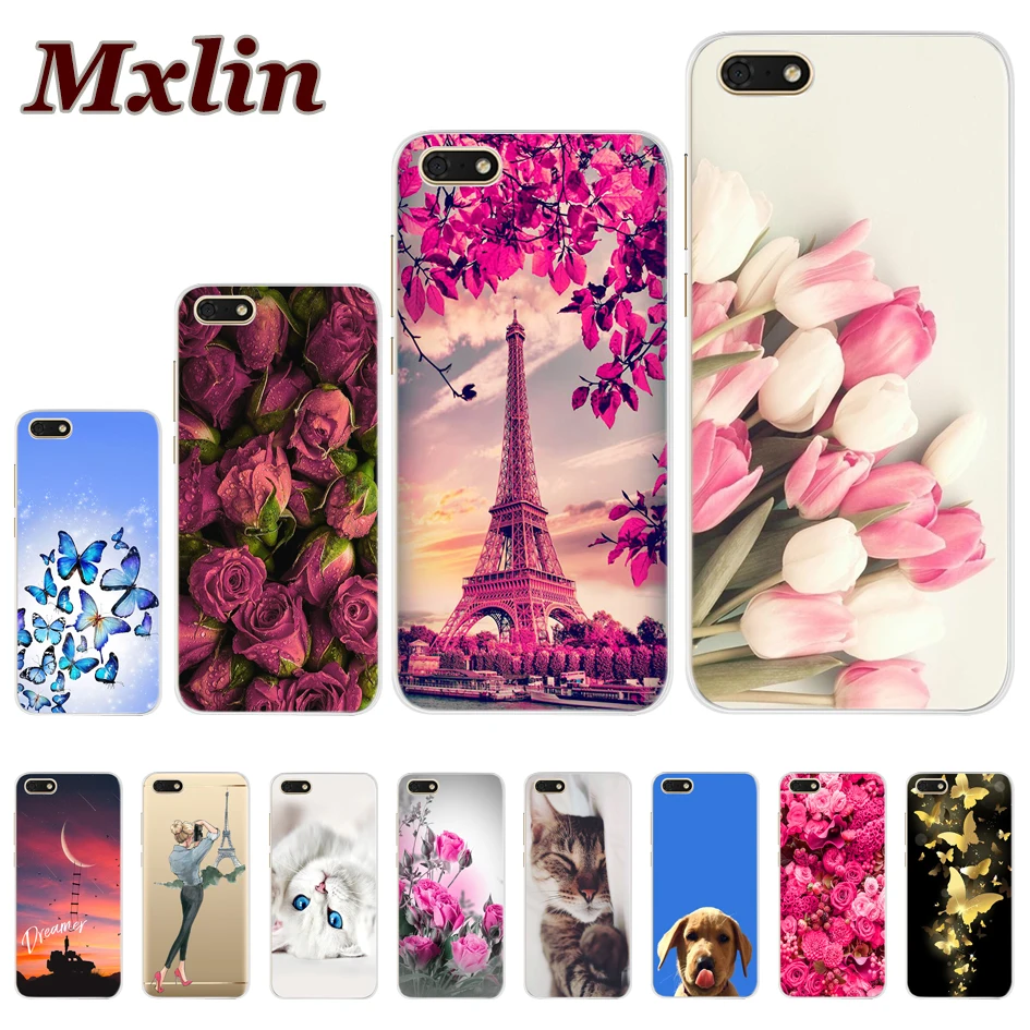 For Hauwei Y6 2018 Case Ultra Thin Soft Silicone Cover Huawei ATU-L21 Phone Y 6 Y6Prime | Мобильные телефоны и аксессуары
