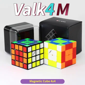 

Valk4M Valk4 M Magnetic Cube 4x4 Speed magic Cube 4x4x4 Strong Magnet Cubo Magico Qiyi Valk 4 Magnets Puzzle Children Toys