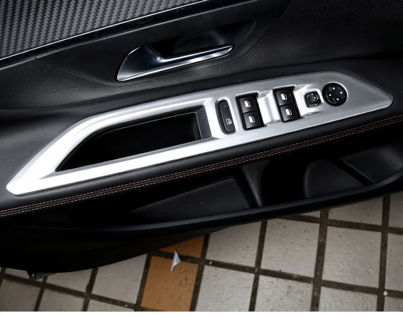 Lsrtw2017 Abs панель управления окном автомобиля для peugeot 3008 5008 интерьерные аксессуары для формовки украшения