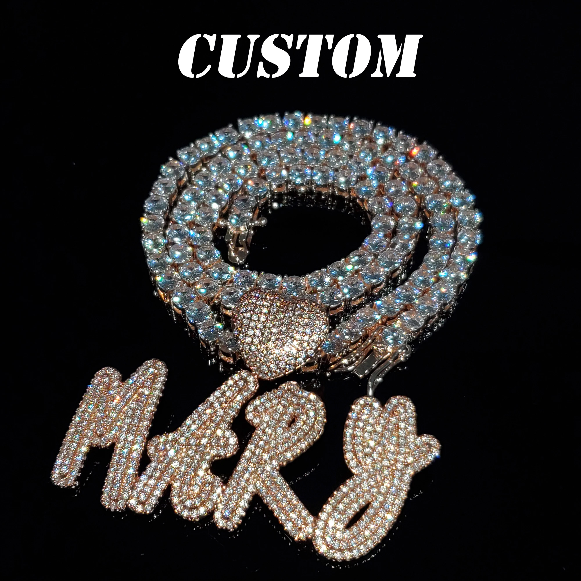 Ожерелье с подвеской надписью на запястье украшение кулоном в форме сердца