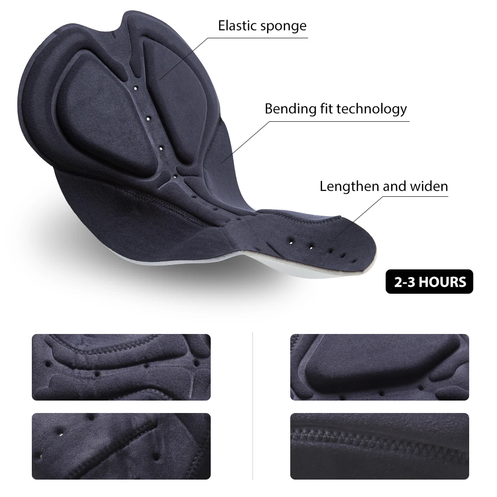 Santic мужские велосипедные брюки Pro Fit Coolmax 4D Pad Противоударная одежда для