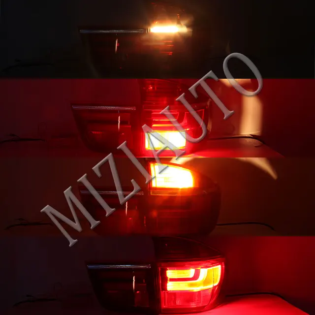 MIZIAUTO LED Tail Light For BMW X5 E70 2007 2008 2009 2010 2011 2012 2013 Rear Brake Signal Lamp Car Assembly Taillights Outer