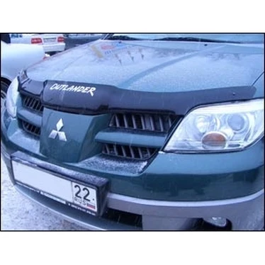 Дефлектор капота темный mitsubishi outlander (logo) 2000-2007 (митсубиси оутлэндер) Дефлектор капота темный mitsubishi outlander (logo) 2000-2007 (митсубиси оутлэндер)