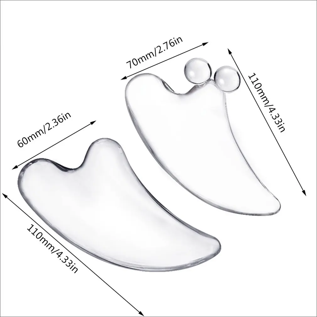 Cystal Guasha массажный инструмент для здоровья Gua Sha инструмент для похудения лица против морщин Массажная доска традиционные китайские акупунктурные точки