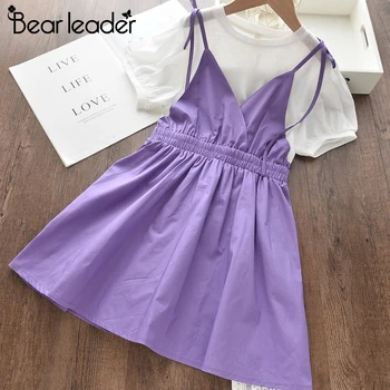 

Bear Leader Kids Girls Dresses 2020 New Fashion Kid Summer Ribbons Dress Children Outfits Baby Sweet Clothing Vestidos for 3 8Y