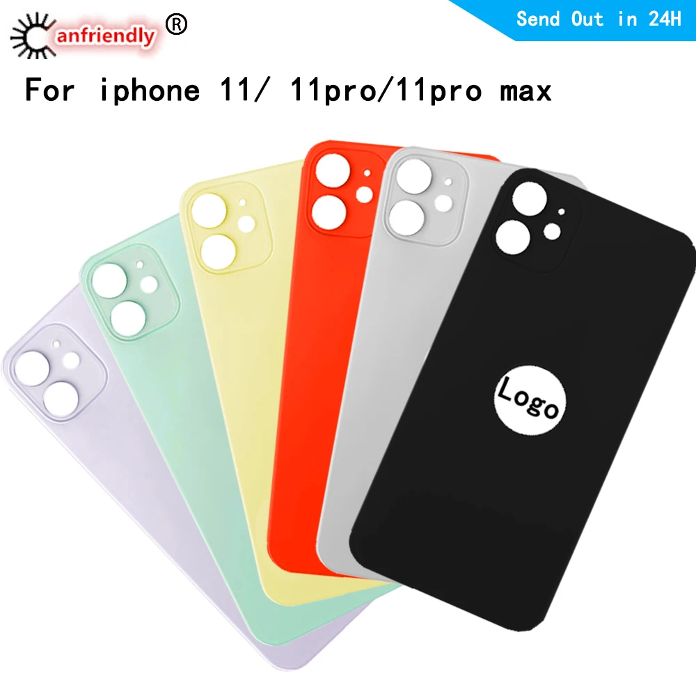 

For iphone 11 pro max Back Glass Housing + Adhesive Rear Crystal Panel Plate Battery Cover Lid Shell for iphone 11 pro max