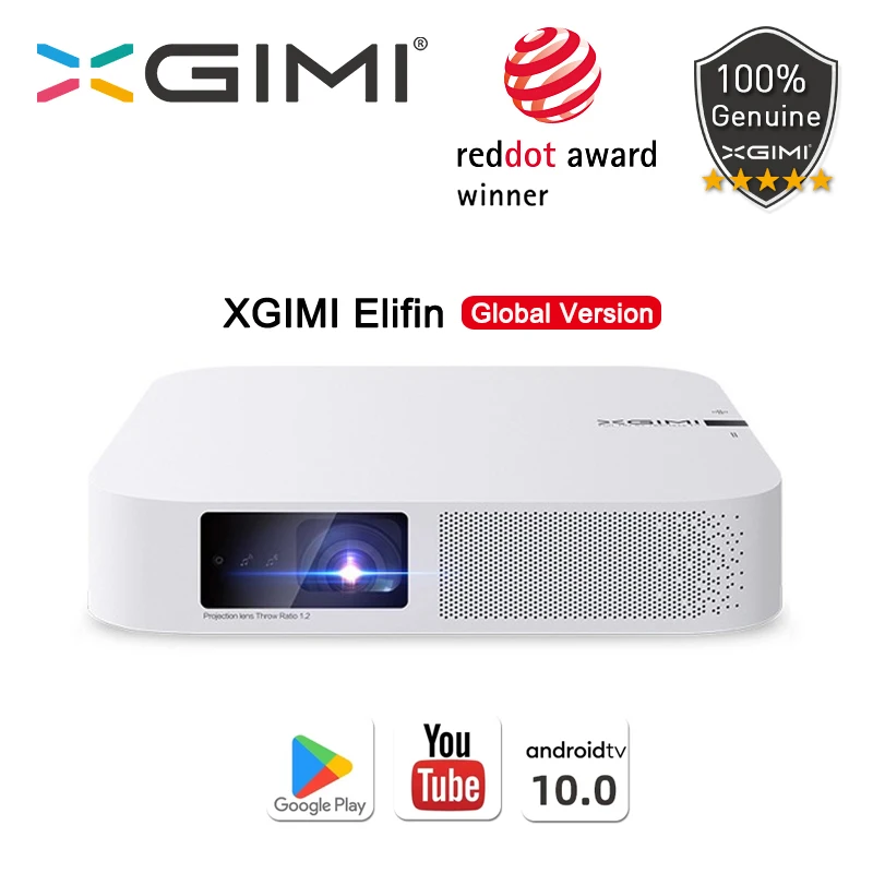 Мини-проектор XGIMI Elfin DLP 1080P Full HD 800 Ansi 3D Wi-Fi Bluetooth Android 10 0 |