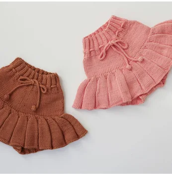 

ZMHYAOKE-MP Spring Summer Cotton Mp Series Thanksgiving Girls Soft Knitted Skirts Toddler Girls Clothing Skirts