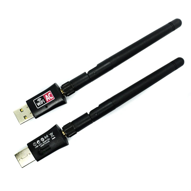 Беспроводной USB WiFi сетевой адаптер с антенной 5G двухдиапазонный для настольного ПК ноутбука EM88