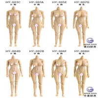 12.5CM HENG TOYS 1/12 Scale Half-encapsulated Joint Female Body Figure for 6 Inches Action Figure Dolls