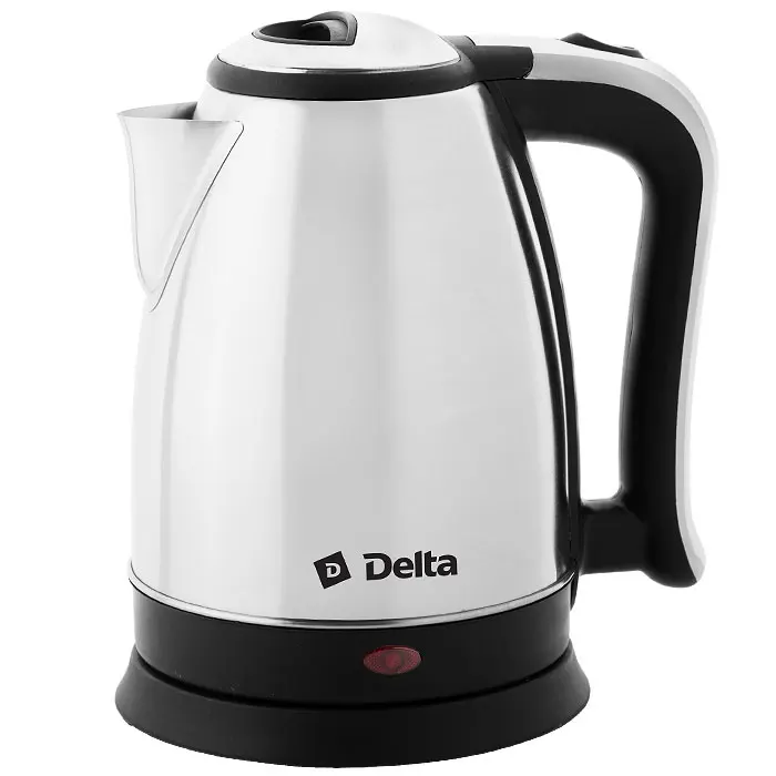 Чайник DELTA DL-1213/M нержавеющая сталь 1500 Вт 1 8 л | Бытовая техника