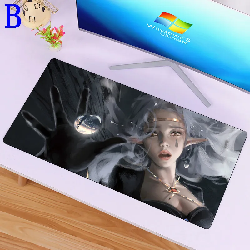 60X30 см Коврик для мыши сексуальная девушка Ghost Blade игровой коврик для мыши большой резиновый замок стол для портативного компьютера ноутбука коврик аксессуары для ПК