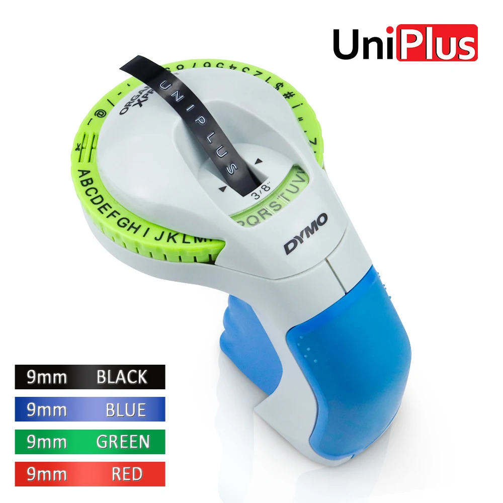 Uniplus For Dymo Labeling Machine Dymo 12965 Manual Labeller Print 3d Embossing Label Tape For Dymo Tape Embossing Label Maker - Printer Ribbons - ...