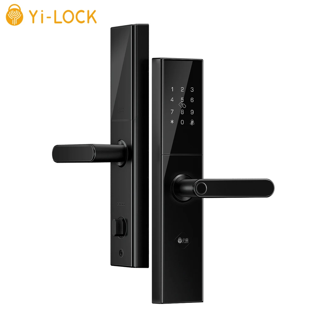 

Smart Fingerprint Door Lock Yi-LOCK Security Intelligent Lock Biometric Electronic Wifi Door Lock With Bluetooth APP Unlock